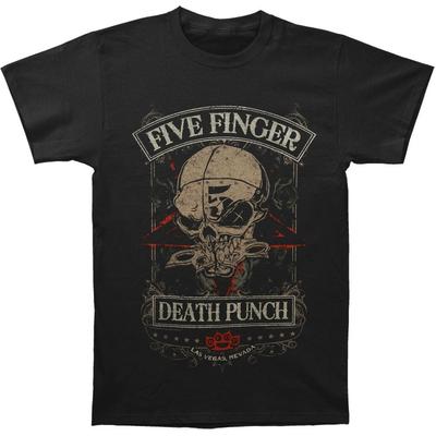 T-shirt Slim Fit Five Finger Death Punch Las Vegas pour Homme Noir