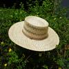Small Pepper Sisal Hollow Grass Woven Large Brim Flat Top Top Top Hat For Men And Women Summer Shading Sun Protection Holiday Beach Straw Hat