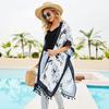 Spring and Summer Long Chiffon Fringe Sunscreen Blouse for Travel and Play Comfortable High Quality Unique Personalized Clothes