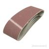 5 Abrasive Belts 75 X 533 Mm - Grit 60