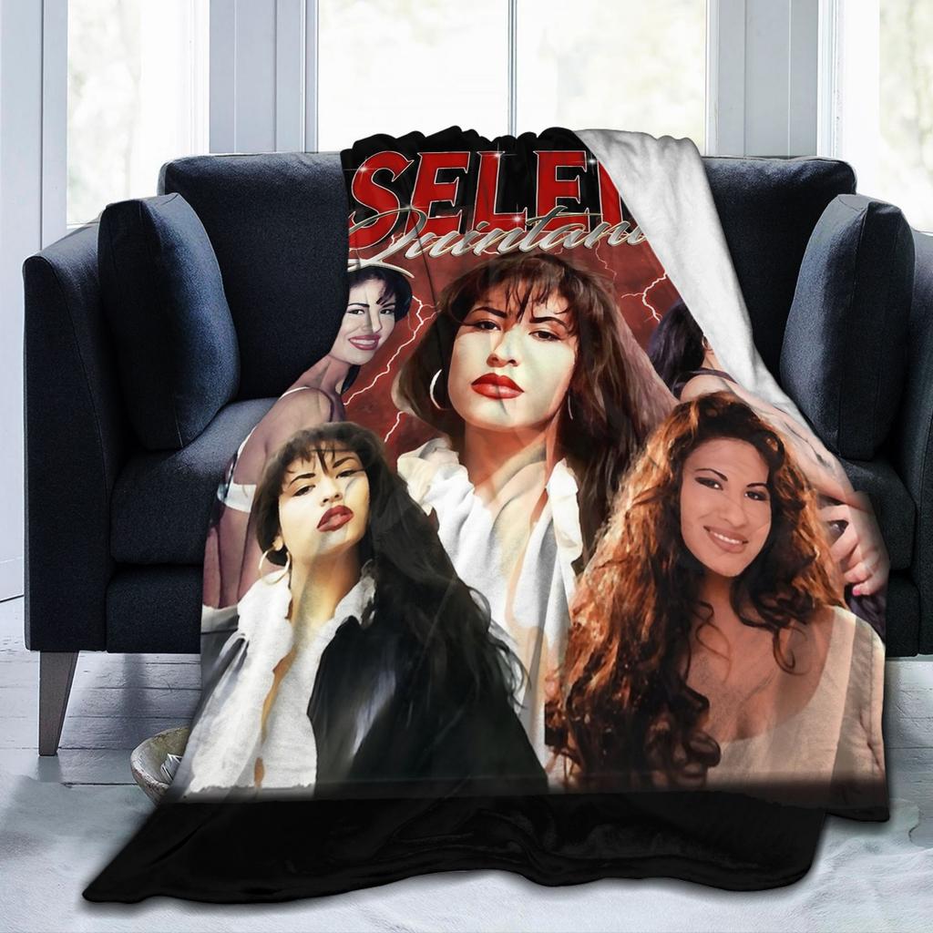 Selena Quintanilla Blanket Velvet Autumn/Winter  Breathable Ultra-Soft Throw Blanket for Sofa Outdoor Bedding Throws