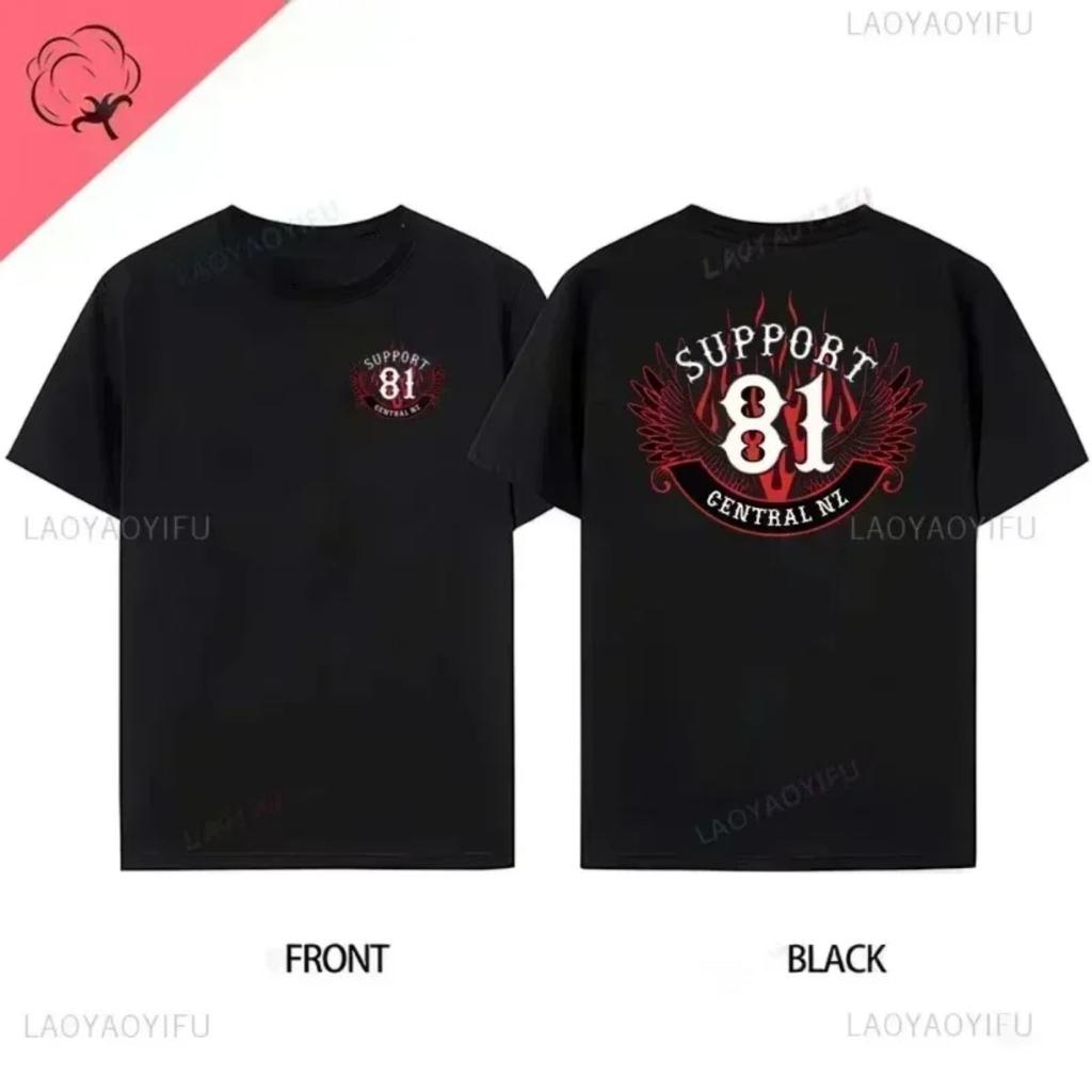 Klassischer Y2K Gothic Style T-Shirt Print Oversized T-Shirt High Street Shirts Gothic Rundhals Baumwoll-Tops Neues Herren Damen T-Shirt