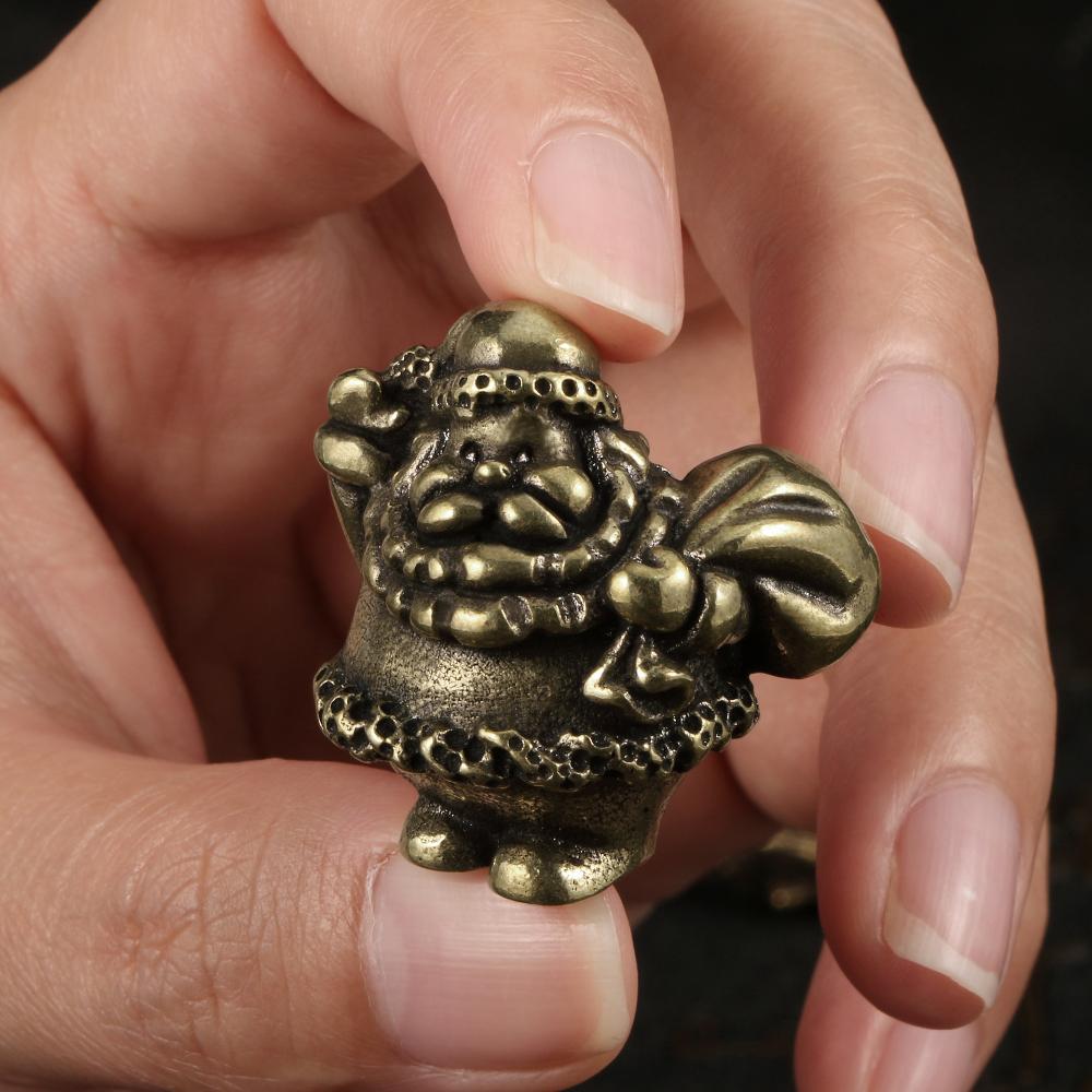 

Christmas Gift Retro Santa Claus Ornament Brass Home Decor Gifts for Friends and Family Home Decoration Accessories