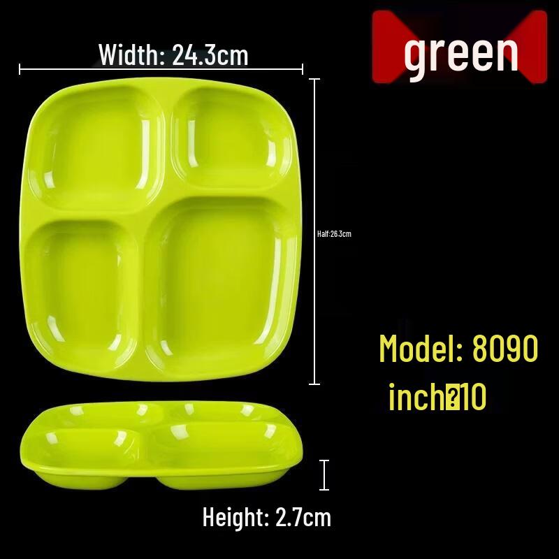 HANDUNYOU Commercial Melamine Divided Tray