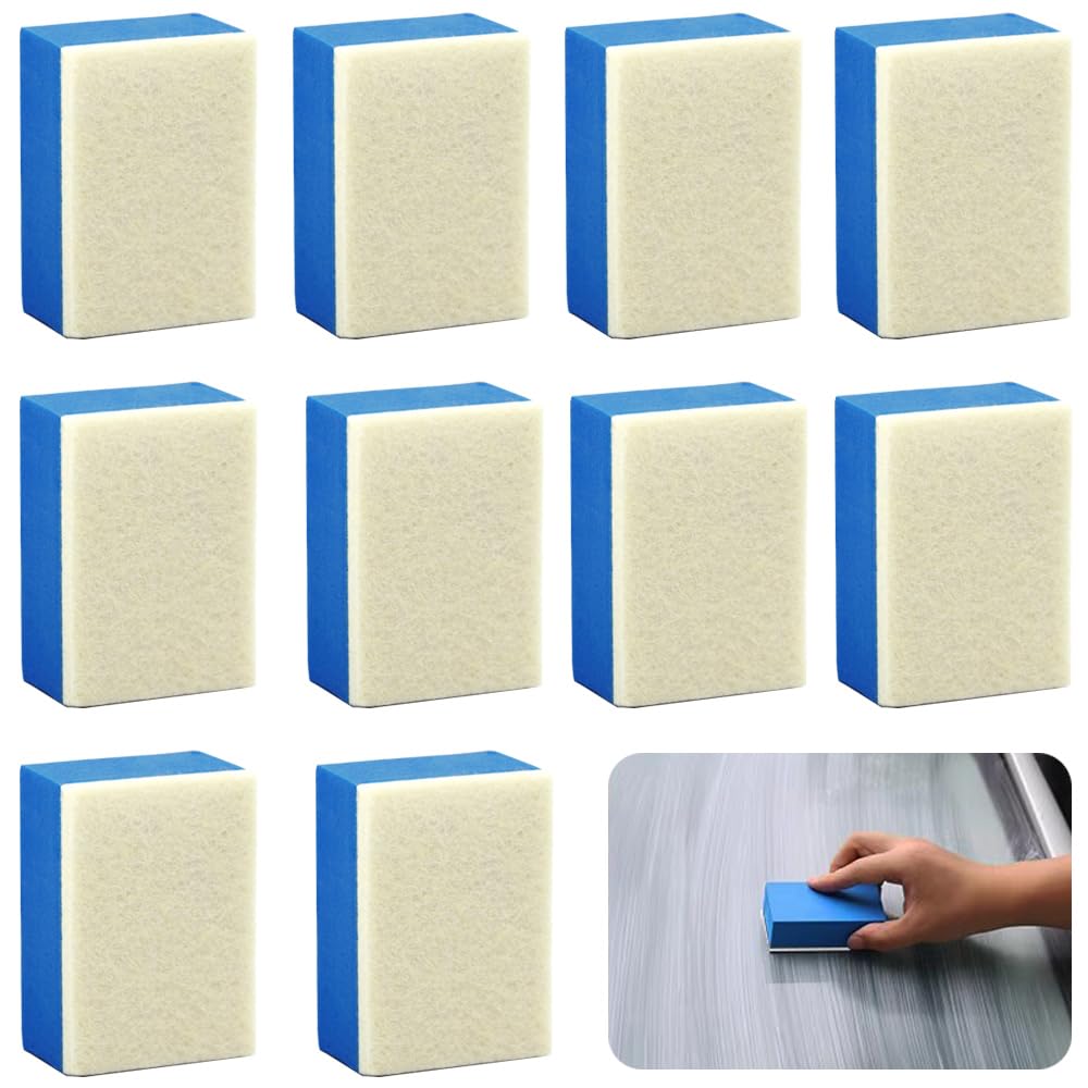 

Car Wash Sponge, Felt Sponge, Set of 10, Scale Removal, Scum Remover, Film белый