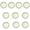 10/20Pcs Disposable Paper Plates Paper Napkins Baby Showers Tableware Supplies for Kids Birthday Baby Showers Parties 55KF