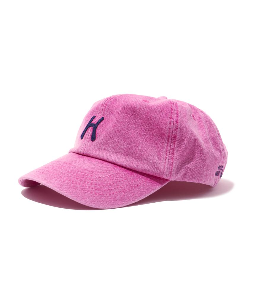 HELLO SUNRISE H Logo Cotton Ball Cap_Pink