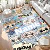 Custom Name Personalized Labubu Print Carpet, Versatile Home Decor Rug, for Playroom, Apartment, Balcony, Entryway, Hallway Gift
