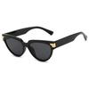 Punk Sunglasses Women Brand Designer Cat Eye Frame Plastic  New Fashion Retro Vintage Accessories Shadow For Femaleuv400