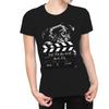 1Tee Womens Dogs Rule The World Film T-Shirt
