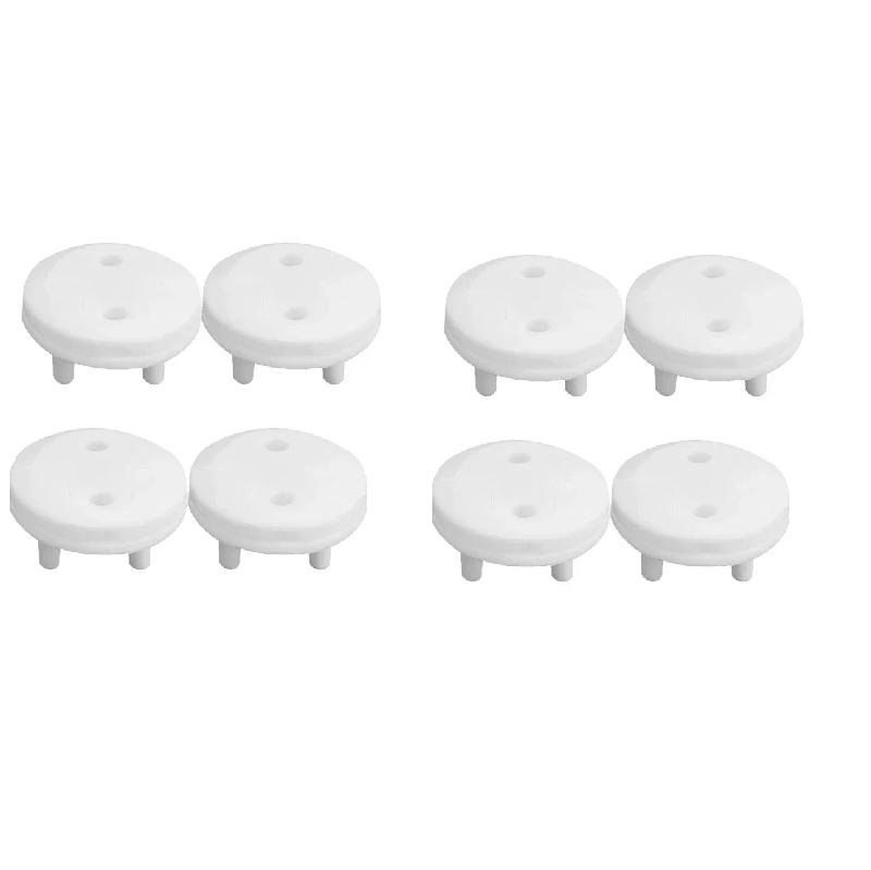 4/12PCS Electrical Safety Socket Protective Cover Baby Care Safe Guard Protection Children Anti Electric Shock Rotate Protectors