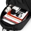 Black backpack computer bag travel backpack student bag leisure business backpack campus bag