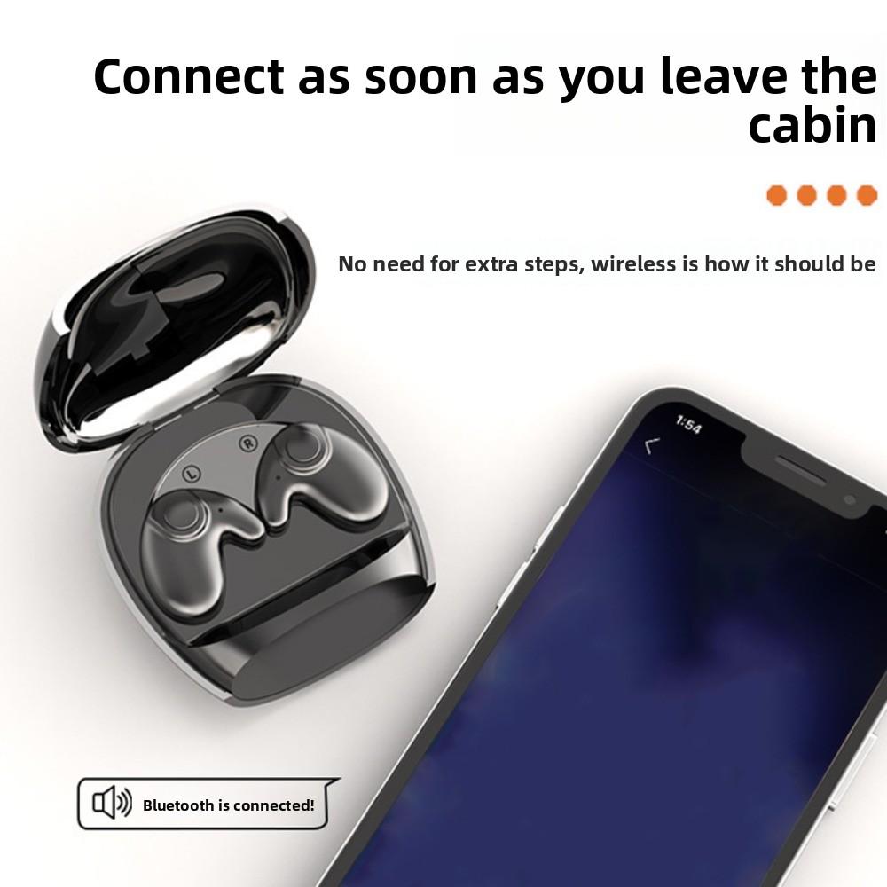 LED Display Wireless Bluetooth Earphones Noise Reduction Bluetooth Headphone  Sleeping