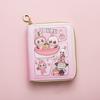Labubu Small Wallet Girly Short Cute Folding Card Holder Student Small ID Wallet Coin Purse