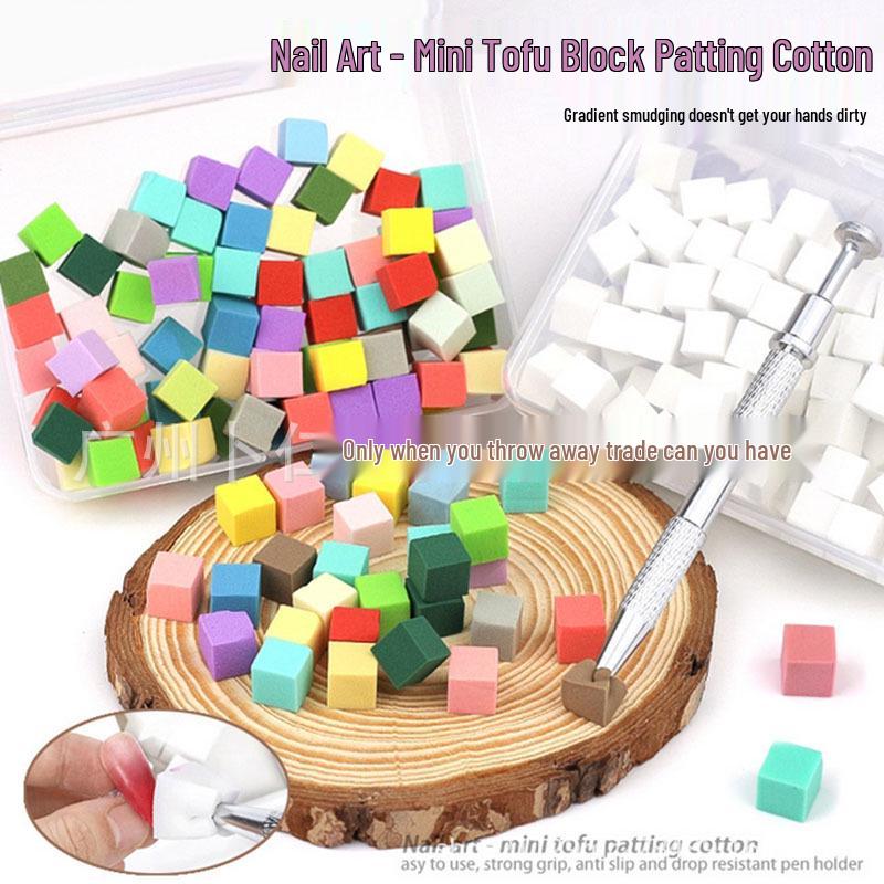 

Mini Gradient Ombre Blush Nail Art Sponge Tool