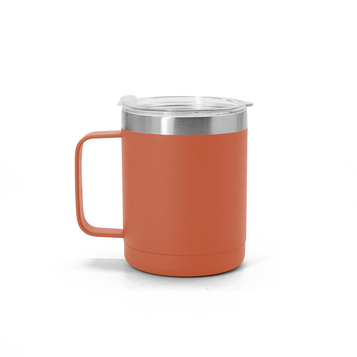 

10Oz mug 304 vacuum stainless steel handle car cup coffee cup outdoor camping water cup 10oz оранжевый
