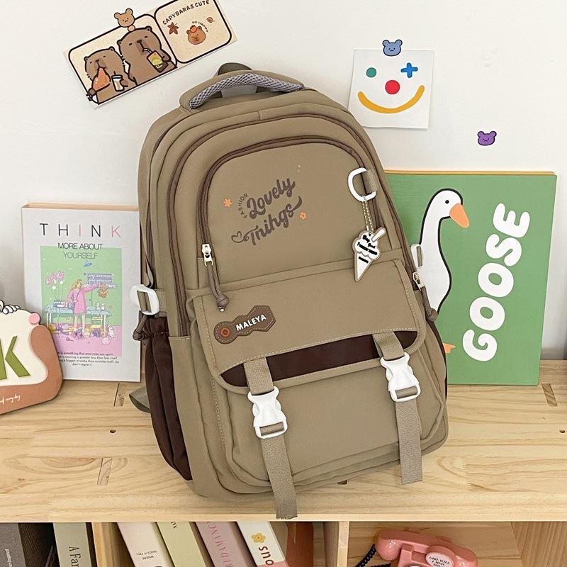 Schoolbag New Korean Leisure College Style Student School Bag Fashion Versatile High Value Large Capacity Female Junior High School Student Backpack