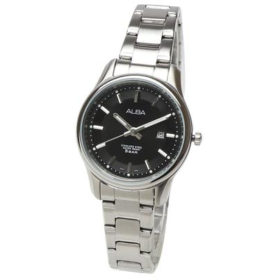 SEIKO ALBA Women's Business Quartz Watch Model AH7E23X1 Stainless Steel Bracelet Date Calendar Simple Design