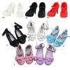 1Pair Plastic Doll Multistyles Long Knees Boots 1/3 1/6 Doll Shoes Fashion Female Doll Boots Fit Foot Length 2cm Dolls Shoes