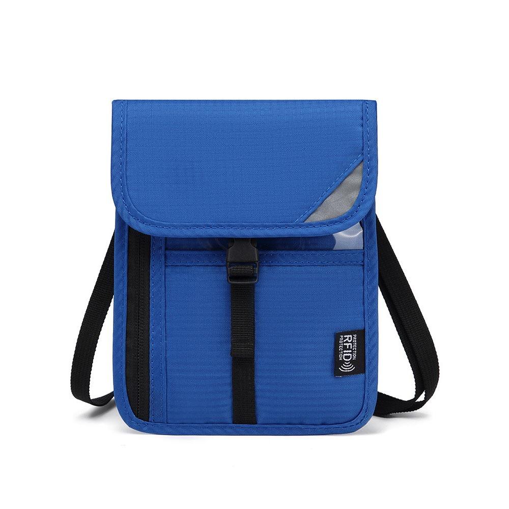 Anti-Tracking RFID Blocking Passport Holder Anti-Theft Passport Document Bag Neck Wallet  ID Card