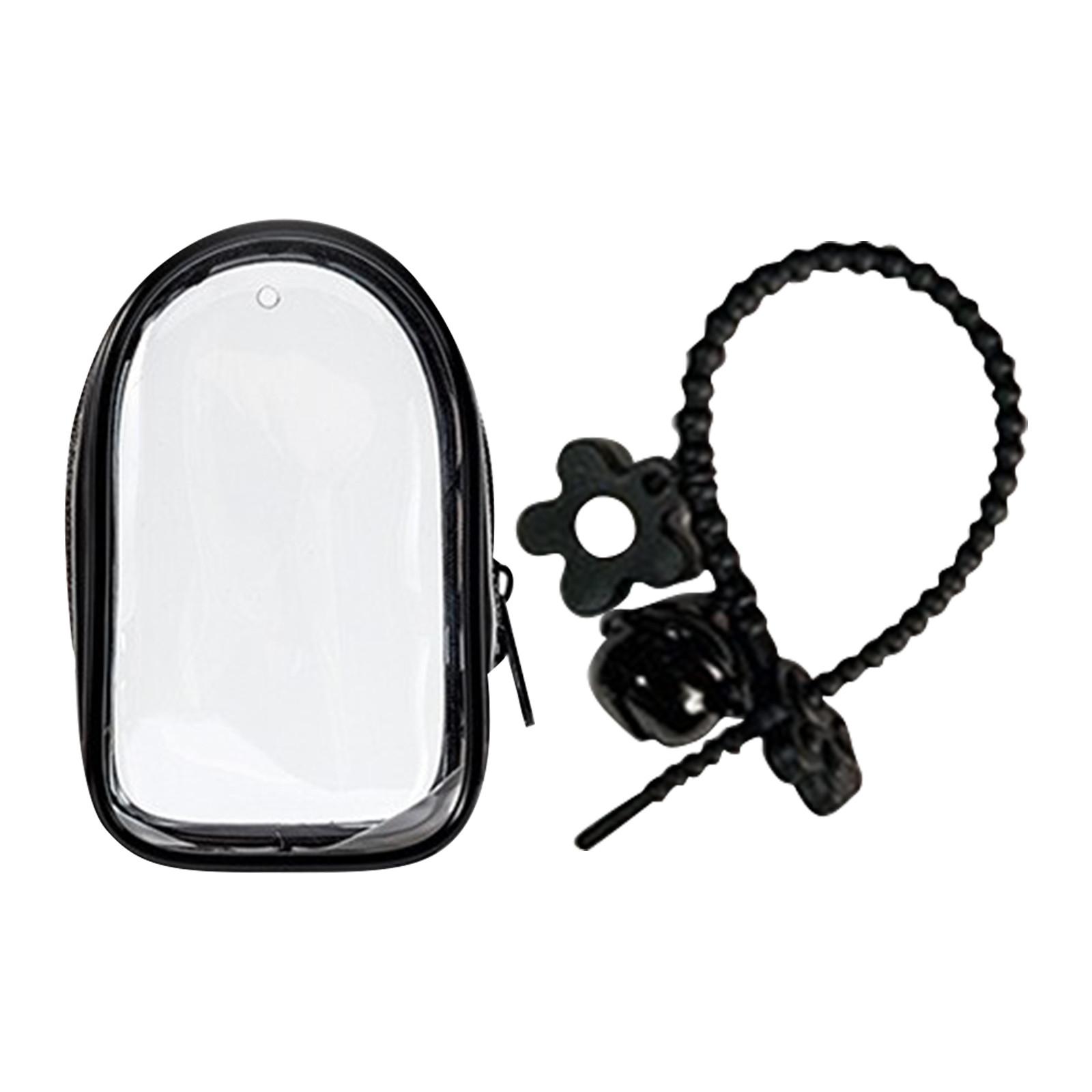 

Прозрачный рюкзак из ПВХ для демонстрации – черная сумка-переноска для фигурок на двойной молнии, прозрачный футляр для хранения 3D-кукол, органайзер для коллекционных предметов премиум-класса One Size