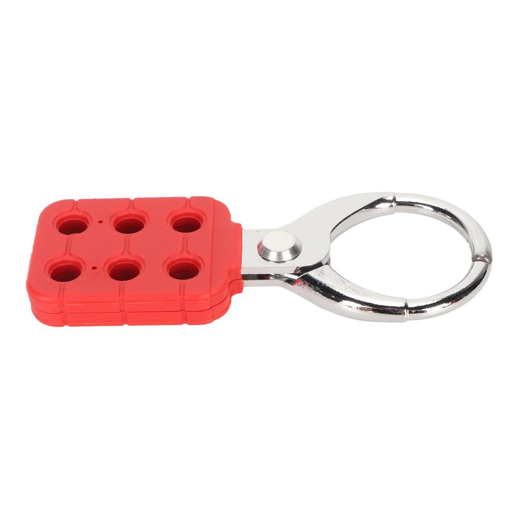 Lock Out Hasp 6 Holes Aluminum Alloy Industrial Security Lock Padlock Spark Resistant Tag Out Hasp
