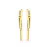 Luxenter 925 Sterling Silver and Brilliant Zirconia Earrings 18k Yellow Gold Finish -Onca