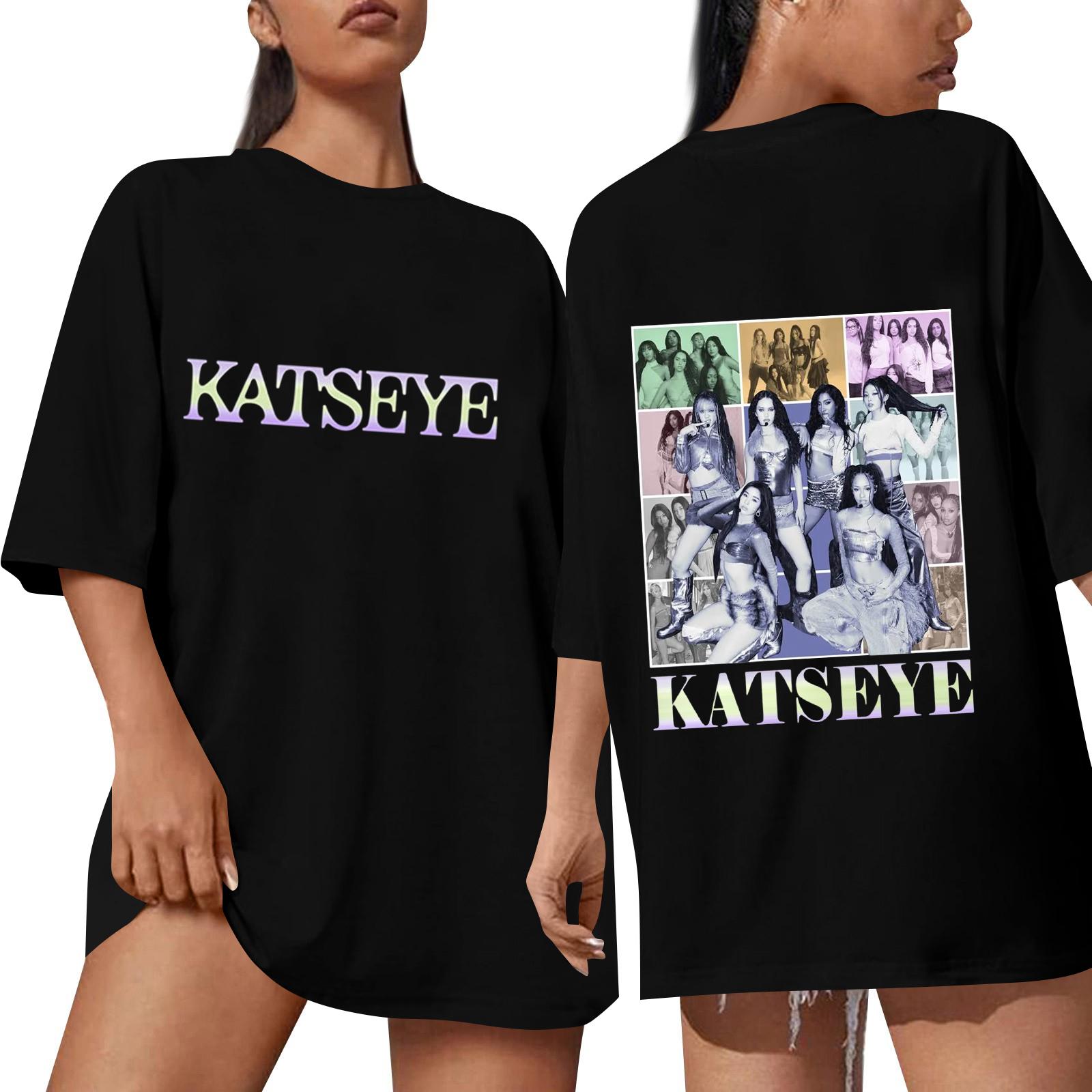 

T Shirts Short Sleeve Tees For Women Fashion Tops Lightweight Soft Casual Summer Outfits Clothes M чорний