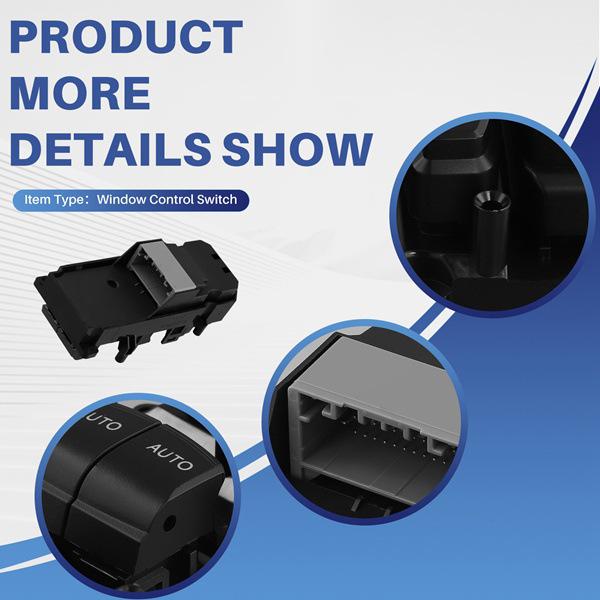 35750-TEA-H02: Kompatibel mit Honda Civic 2016-2021 (10. Generation) Elektrischer Fensterheber-Schalter.