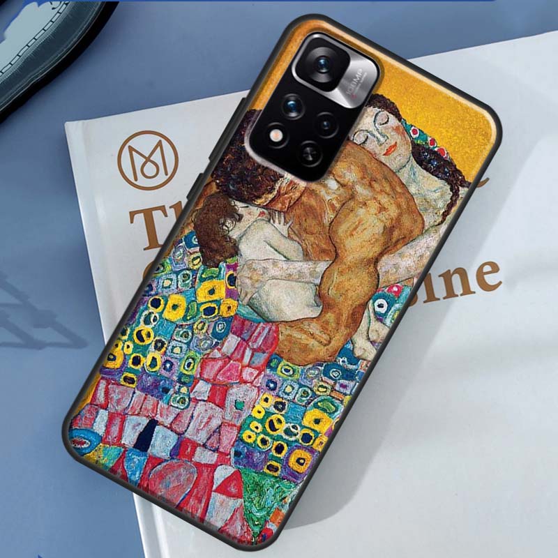 The Kiss Gustav Klimt Painting Case For Xiaomi Redmi 13C 10C 12C 14C Redmi Note 14 13 Pro 12 11 9 10 9S 10S 11S 12S Cover