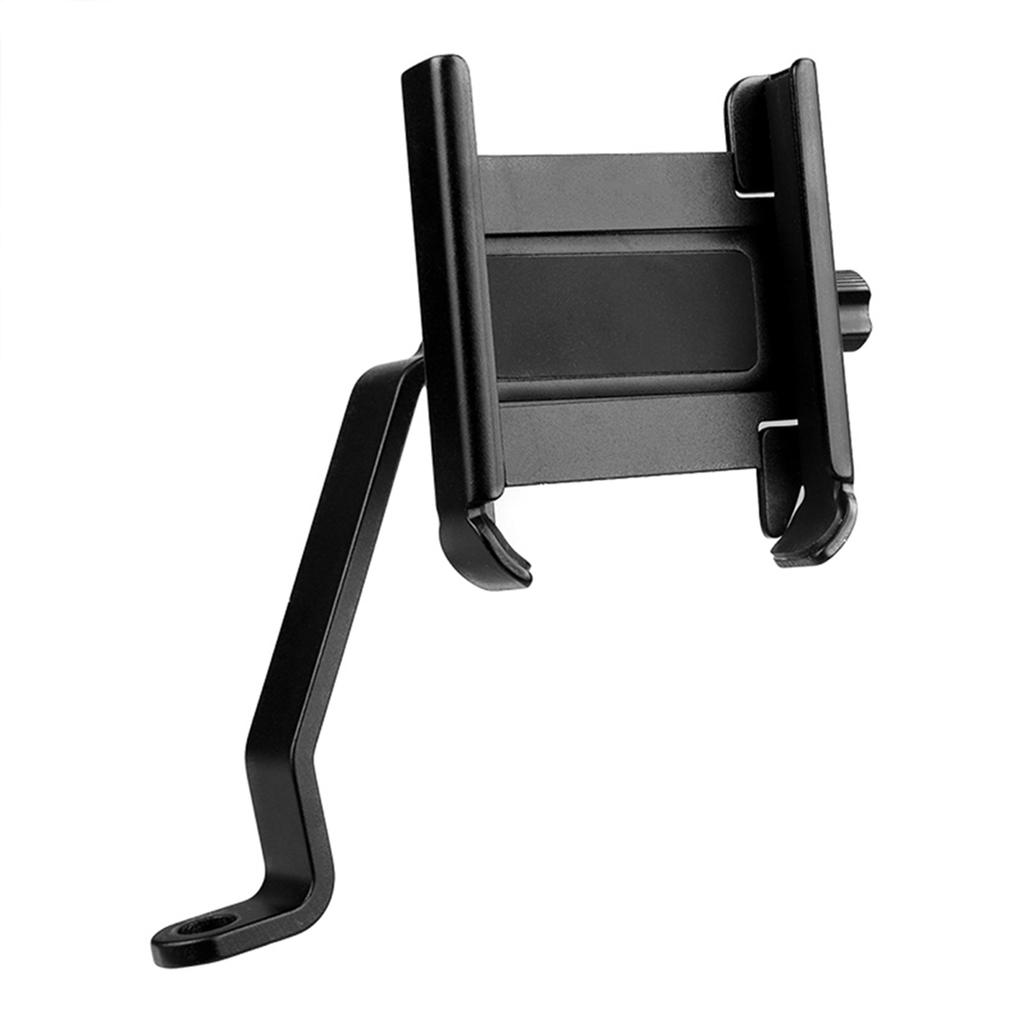 Heightened Aluminium Alloy Mobile Phone Holder 360 degrees Rotation Motorcycle Phone Mount Rear View Mirror Phone Bracket for Moun