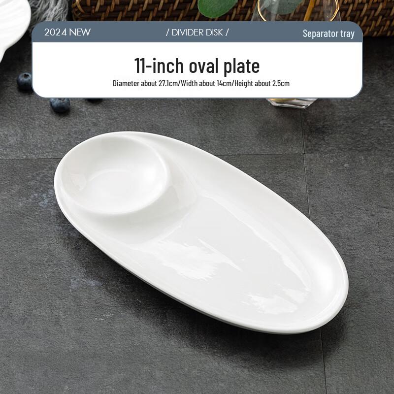 SMVP Ceramic Divided Plates & Sushi Dishes