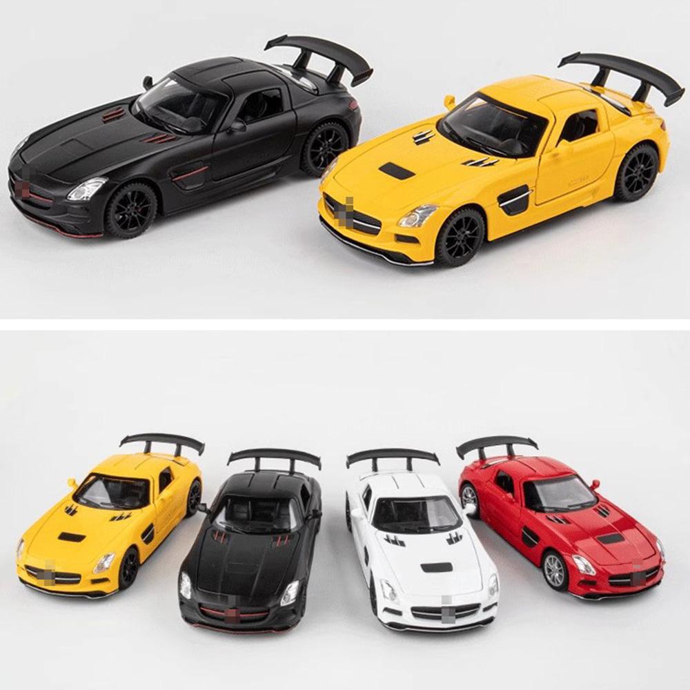 1:32 Scale Alloy SLS GLE 63S Cars Model Toys Sound Light Miniature Toy Car 4 Doors Opened Vehicle Boys Birthday Collection Gifts