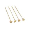 Copper Love Butterfly Five Pointed Star T-shaped Needle Pin For DIY Jewelry Making Craft Accessories