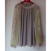 Used [New] Rossa ALBA Embroidered Long Sleeve Blouse Size 44