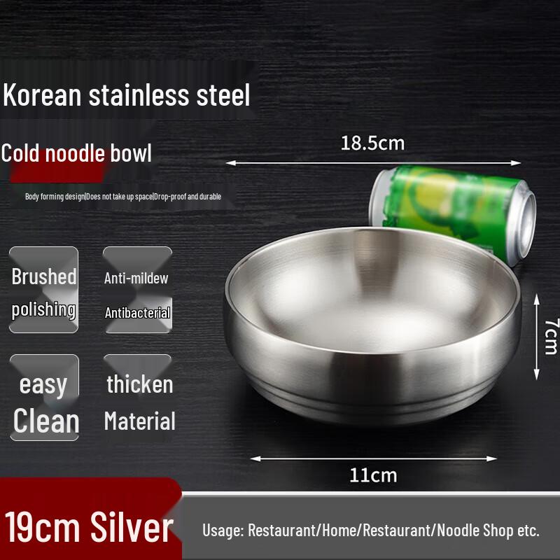 FATTBAO Double-Layer Stainless Steel Noodle & Soup Bowl