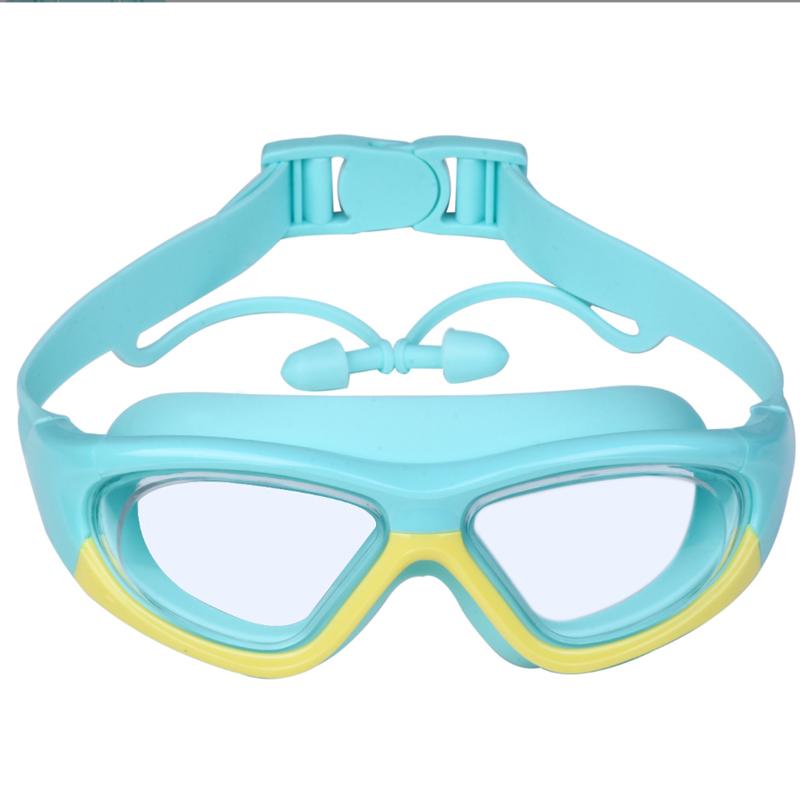 Children's Swimming Goggles Male And Female Anti Fog And Waterproof Large Frame Diving Goggles Student Swimming Equipment