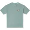 T Shirts Men's Green Crew Neck Moderate Straight Fit 10027652-A02