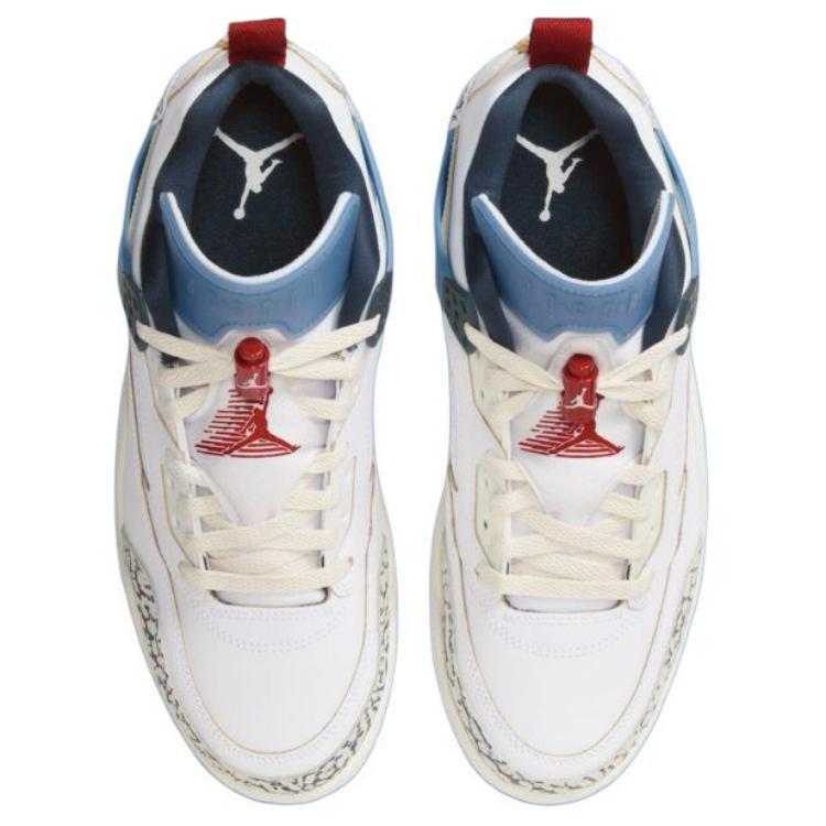 Air Jordan Spizike Low Motion White Armory Navy Aegean Storm Gym Red HM3712-164