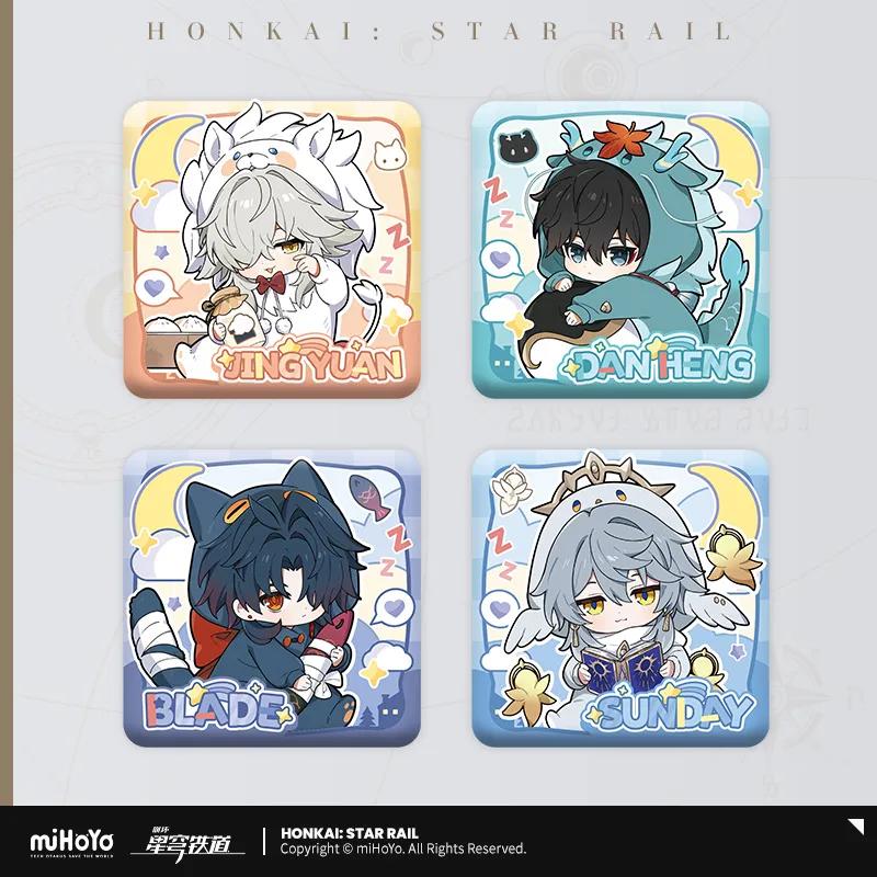 Sunsyea Honkai Star Rail Official Merch miHoYo Original Authentic NSSS Series Q Version Acrylic Stand Badge Keychain