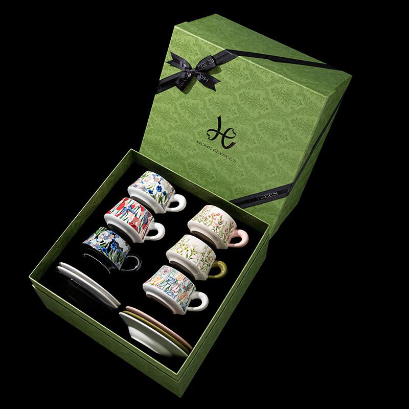 Элегантный керамический набор кофейных чашек в подарок