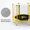 Round Kids Mini Trampoline Enclosure Net Pad Rebounder Outdoor Exercise Home Toys Jumping Bed Safety Net Protection Guard