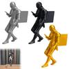 Figurine Craft Medieval Knight Bookmark Holder Book Nook Ornament  For Book Lovers