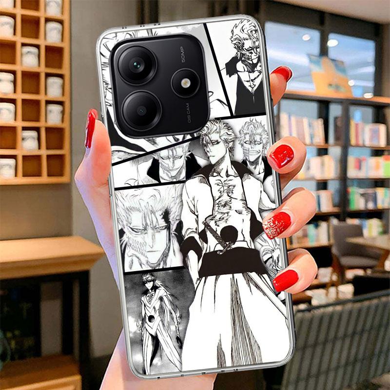 Grimmjow 6 Bleach Phone Case For Xiaomi Redmi Note 15 14 13 12 11 10 Pro Plus 14S 12S 11S 11T 11E 10S Soft Fundas Shell Redmi No