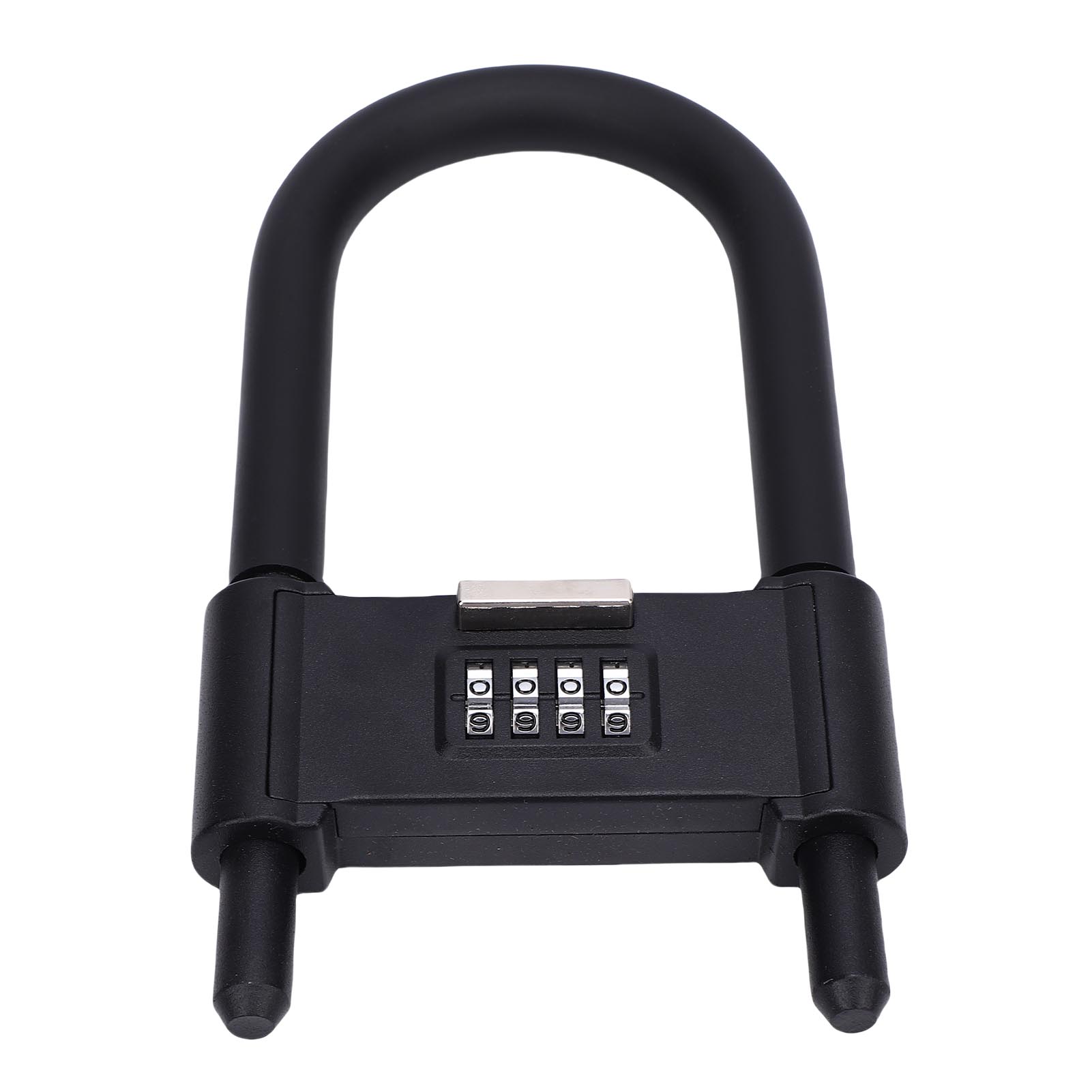 4-значный кодовый навесной замок Сверхпрочный Противоугонный U-образный замок для велосипеда с регулируемой дужкой для стеклянной двери, ворот, сарая, забора