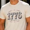 1776 America T-Shirt and Kids Tshirt Fourth July | Patriotic Independence Day Tee, Vintage Americana