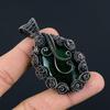 Pandantiv Labradorit Green Flash Bijuterii cu Pietre Prețioase, Pandantiv Înfășurat cu Sârmă de Cupru 999, Bijuterii Handmade Pandantiv Piatră Natală, Cadou Pentru El
