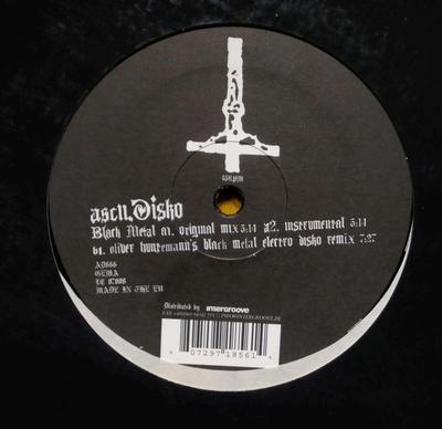 12inch Record ASCII DISKO - Black Metal AD666 Ascii Disko 2005 Germany Dance & Electronica Used