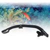 Dual Function Wet Full Dry Diving Snorkel with Bite Valve for Freediving Snorkeling Universal Diving Gear Easy Breath Black