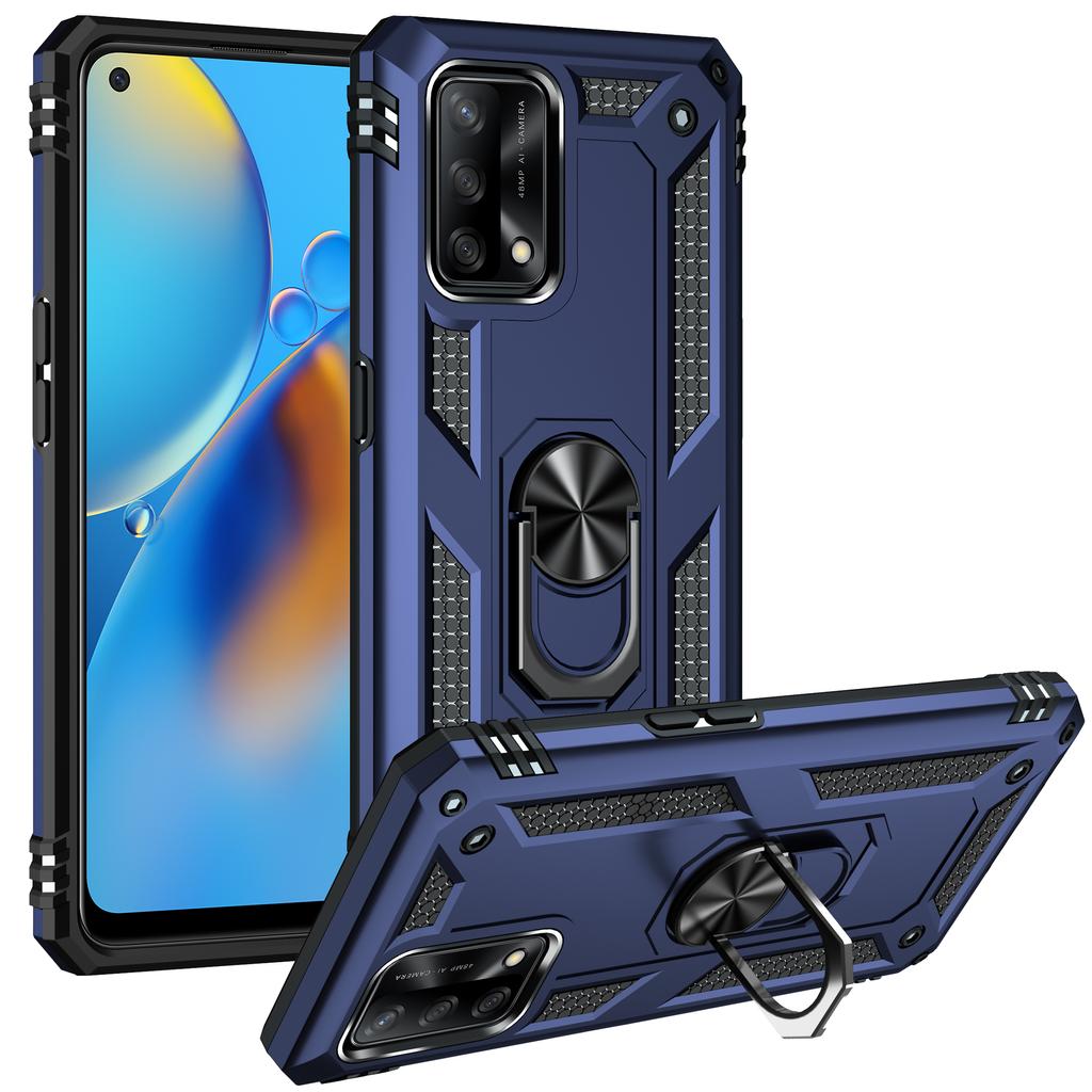 Shockproof Cover For Oppo A74 F19 Case Oppo A74 CPH2219 Ring Holder Phone Case For OPPO F19 A74 4G Funda OPPO F19 Coque Capa